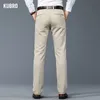 Mensbyxor kubro y2k rak tjock casual byxor manliga långa män bomulls mode koreanska kontor full längd byxor plus storlek 230313