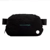 Fleece yoga bag lu everywhere fleece belt bag outdoor sports bags Women Men Winter plush Waist ladies sport Gym Elastic Adjustable Strap Zipper Fanny pack