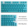 Nieuwe PBT DIY Key Caps Gaming Transparante MX KeyCaps voor Mini -mechanische toetsenbord ISO -lay -out 61/64/68/71/72/82/84/87 Keys Gamer