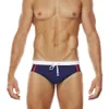 Heren Swimwear Summer Men Swimsuit Nieuwe zwembokser Trunks Sexy lage taille badmode homo man mannelijk bouch strand -briefs slanke surfbord shorts l230314