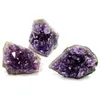 Natural Raw Purple Brazilian Amethyst Quartz Crystal Cluster Druzy Geode Healing Stones Specimen Home Decoration Crafts Ornament