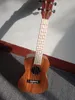 26 tum 18 fret tenor ukulele akustisk utskärning gitarr mahogny trä ukelele hawaii 4 stränggitarrer