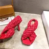 Sandali Scarpe da donna Tacco alto Donna 2023 Moda Casual Peep Toe Fine Woven Roman Ladies Zapatillas Mujer