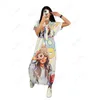 Womens Designer Jurk Zomer Strand Feestjurken Korte mouw Casual Dames Kleding Mode Sexy Clubwear