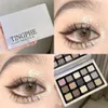 Herramientas de maquillaje 15 colores Placa de sombra de ojos Mate Sombra de ojos luminosa Impermeable a prueba de sudor Brillo Sombra de ojos de larga duración 230314