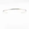 Bangle Custom Positive Inspirational Armband Personliga smycken Initial graverad av nåd genom tro för män