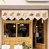 Gordijn Japanse halfloopwasbare schattige schattige proditerende keukenpartitie korte deur coffeeshop restaurant op hangende gordijnen
