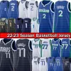 Niestandardowe Luka Doncic Kyrie Irving Basketball Jerseys Lamelo Ball Charlottes Hortetes City 77 11 1 Blue Black Edition T-shirt Green Mens 2022 2 2
