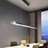 Kroonluchters moderne minimalistische eetkamer kroonluchter zwarte woon bar hangende lamp licht luxe keuken lsland