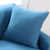 Stol täcker 2023 hemtextiler vanlig färg avslappnad enkel puffhylsa soffa täcke elastisk