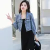 Women's Jackets 2023 Summer Coat For Women Small Shawl Versatile Puff Sleeve Polo Collar Cardigan Short Style