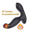 Vibradores Massageador de próstata masculino Tóximo Tóximo Vibrador de vibração Aquecimento de plugue de vibração Pull Pull GSpot estimulação adulta 18 brinquedos sexuais para homens 230314