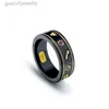 8 Style ceramiczny pierścionek dla męskich damskich Planety Pierścienie Projektowanie mody ekstrawaganckie listy marki pierścionka biżuteria kobiety mężczyźni