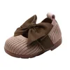 Eerste Walkers Toddler Babyschoenen Zachte zool Bowknot Leuke babyschoenen Casual stof Schoenen Braadschoenen voor jongens Girls First Walkers 0-18m 230314