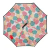 Европа творческий виниловая рука без автомобиля обратно зонтик с 8-костями Солнцезащитный оттенок зонтик обратный зонтик