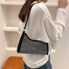 Avondtassen mode steentjes schoudertas vrouwen glanzend etentje bruiloft handtas cilinder crossbody voor 2023 trendy