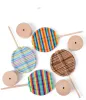 Fidget toys Wooden rotating lollipop toy lollipopter Fischer series creative desktop art ornaments decompression toy spot