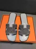 känt märke Strandtofflor Sandaler Klassisk Platt klack Sommar Designer Mode floppar läder dam Slides damskor Hotel Bath Dam sexiga Sandaler Stora 35-42 su02