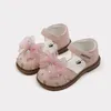 Baskets été filles sandales mode nœud papillon princesse chaussures bébé fille talon plat taille 22 31 230313