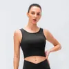 Kobiety Fiess Bra Tops Ribber V Szyja Finess Tank Komunik