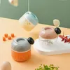 Mini Tragbare Manuelle Push Knoblauch Presse Fleischwolf Obst Gemüse Werkzeuge Lebensmittel Chopper Prozessor Gewürz Maker