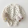 Bekleidungssets MILANCEL Babykleidungsset Full Heart Jungen Hoodie Anzug Kleinkind Mädchen Kleidungsset 230313