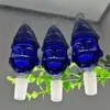 Rauchpfeifen Neue blaue Nase Glaskolben Glasbongs Ölbrenner Glas Wasserpfeife Ölplattformen Rauchplattformen kostenlos