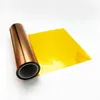 Película de poliimida PI de 0,1mm de espesor, película dorada, dedo dorado, 25 metros, película marrón de alta temperatura, película KAPTON no adhesiva, 1-6cm de ancho