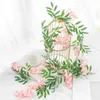 Decorative Flowers Anti-fall 1Pc Useful Delicately Cut Artificial Vines No Withering Fake Wide Application Table Decor