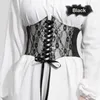 Dames Shapers Dames Taillecorset Brede zwarte kant Afslankende lichaamsriemen Elastische tailleband Verstelbare jurkgordel 1PC Riem Voor Hoge