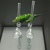 Smoking Pipes Serpentine Glass Boiler with Transparent Belt Base Great Pyrex Glass Oil Burner Pipe