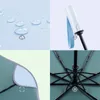 Paraplyer Anti-UV Full Automatic Business Paraply 3 Folding Male Female Parasol Sun Paraply Rain Women Windproof Luxury Paraply for Men 230314