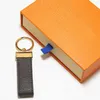 Luxe ontwerper Keychain Buckle Lovers Car Key-Ring Handmade Leather Designers Keychains Men Women Tas Key Rings Pendant Accessori319d