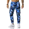 Pantaloni da uomo Pantaloni Harem mimetici in puro cotone Pantaloni da uomo mimetici multicolori di marca Pantaloni cargo tattici militari Pantaloni da jogging da uomo con tasche 230313