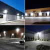 LED Wall Pack Light AC110-277V IP65 100W 120W 150W Lampa utomhus LED-väggmonterad ljuslampa Ekvivalent 400W traditionell tapelllampa Lampvattentät översvämningsgarage