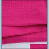 Tala de mesa Ru075C Party Baby Shower Decoration Cotton Blush rosa rosa verde escuro bege azul gaze de gaze corredor 220513 dhdjh