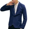 Ternos masculinos Moda Blazers Men Suje Business Blazer Jacket Casual Button único Macho de manga longa Spring Summer Summer