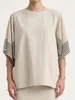 Kadın Tişörtleri Kadın Çizgili Kısa Kol O boyun basit T-Shirt 2023 Bayanlar Günlük Batwing banliyö tee üstleri