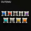 Commutateur Outemu commutateur de clavier mécanique 3Pin Clicky commutateurs silencieux tactiles linéaires RGB LED SMD jeu Compatible avec le commutateur MX