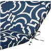 베개 완벽한 야외/실내 카 모디 해군 의자 라운지 쿠션 1 카운트 (1 팩) 블루 캠핑