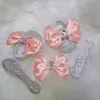 First Walkers Handmade Bow Hairband Rhinestones Baby Girl Spring Autumn Shoes Warm Boots First Walker Sparkle Bling Crystal Princess Shower 230313