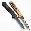 ER CK82 NEMESIS TAKLATical Solding Knife N690 Titanium Coating Blade Aluminium Aluminium Aluminium Camping Noża do przetrwania Kieszonkowe Noże