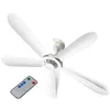 Electric Fans Big Size 5 blades ceiling fan 27.5 inch AC220-240V 50HZ hanging fan 20W power diamater 70cm fan mini Fan mosquito net fan 230314