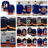 2022 Reverse Retro Hockey Maglie 14 Bo Horvat 13 Mathew Barzal 27 Anders Lee 29 Brock Nelson 30 Ilya Sorokin Alternate Blue Mens Stitched Shirts S-XXXL