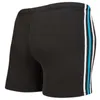 Mäns badkläder Superbody Men Summer Quick Dry Plus Swimming Trunks Boxer Sunga Briefs Men's Racing badkläder Beach Board Strips Shorts L230314