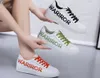 Frauen Sneakers Plattform Schuhe PU Leder Patchwork lässig Sportschuhe Ladies Outdoor Running Walkingschuhe Zapatillas Mujer