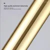 Pendant Lamps Gold LED Light Modern Design Long Stick Simple Nordic Style Decor Indoor Background Chandelier For Bedside Lighting