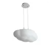 Pendant Lamps Modern White Cloud Light Bedroom Girl Boy Room Hanglamp Nordic Creative Personality Minimalist Princess Hanging Lamp