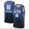 Maglie da basket stampate All-Star personalizzate NCAA 2018-2023 con 6 maglie bianche gialle nere rosse blu arancioni. Messaggio Qualsiasi numero e nome sull'ordine