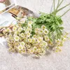 Dekorativa blommor 30 huvuden Silk Flower Simulation Daisy Chamomile Living Room Decor Dutch ChrysanthemumDecoration Fake Branch